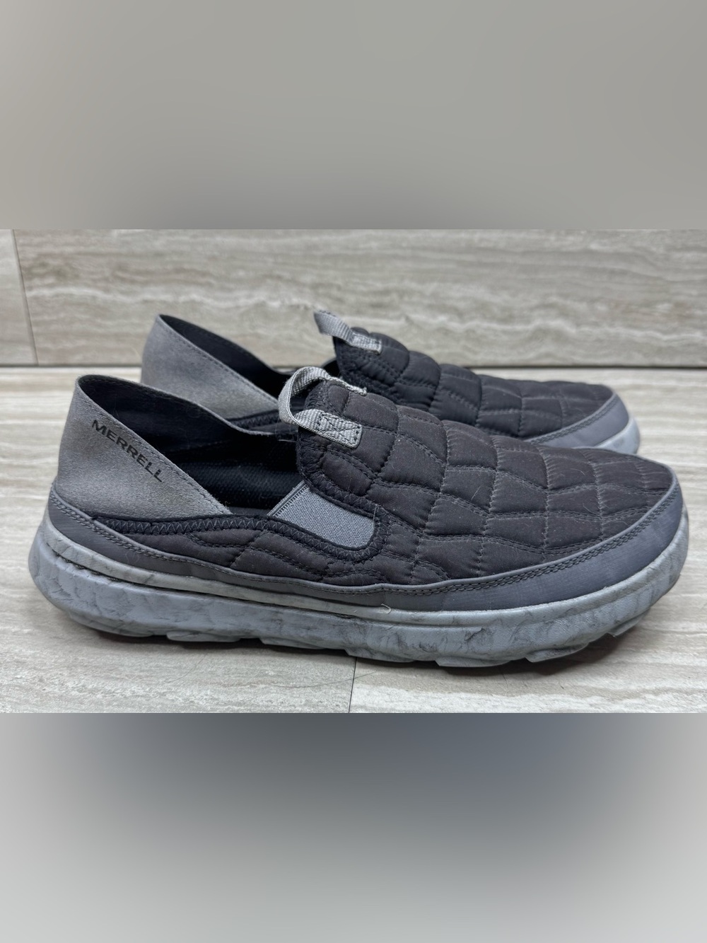 Merrell Hut 2.0 Quilted Ulta Light Slip On Comfort Shoes Mens Size 9